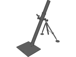 Mortar 3D Model preview