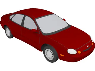 Ford Taurus (1996) 3D Model preview