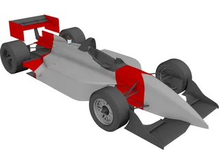 Indy Car 3D Model preview