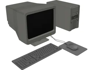 Computer 3D Model preview