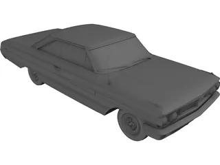Ford Galaxy (1966) 3D Model preview