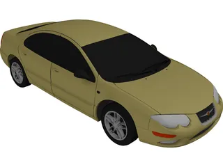 Chrysler 300M (1998) 3D Model preview