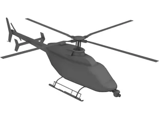 Bell 407 3D Model preview