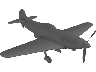 Yakovlev Yak-9 3D Model preview