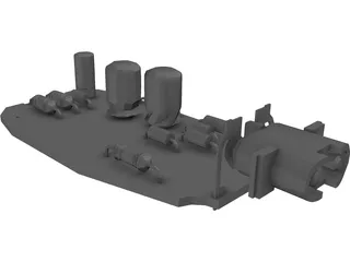 Circuit Board 3D Model preview