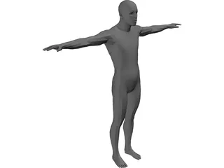 Human Body Male 3D Model preview