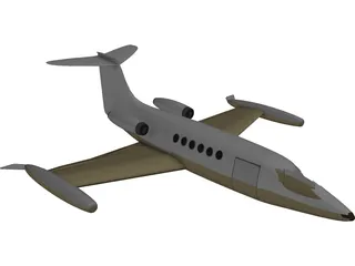 Bombardier Learjet 31A 3D Model preview