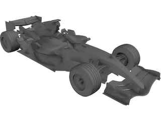 McLaren MP4-21 F1 3D Model preview