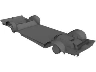Chassis Chevrolet Caprice (1986) 3D Model preview