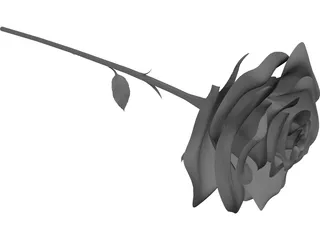 Rose 3D Model preview