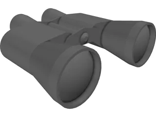 Binoculars 3D Model preview