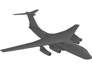 Ilyushin IL-76 Candid 3D Model preview
