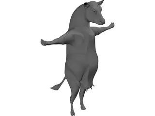 Cow 3D Model preview