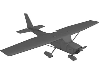 Cessna 150 3D Model preview