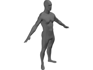 Man European 3D Model preview