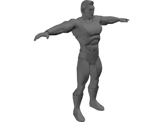 Hero 3D Model preview