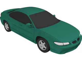 Pontiac Grand Prix (1997) 3D Model preview