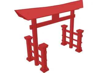 Torii 3D Model preview