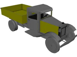 GAZ AA 3D Model preview