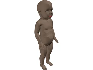 Infant 3D Model preview