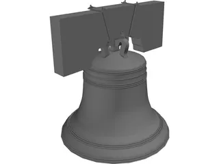 Liberty Bell 3D Model preview