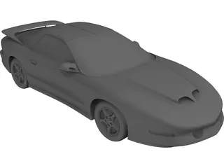 Pontiac Firebird (1996) 3D Model preview