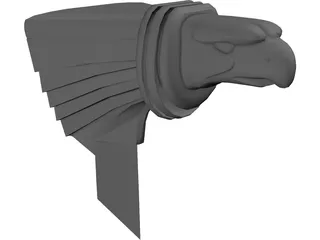 Chrysler Building Eagle 3D Model preview