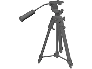 Camera Tripod 3D Model preview