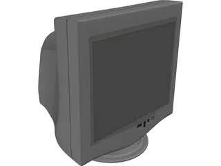 Philips Monitor 3D Model preview