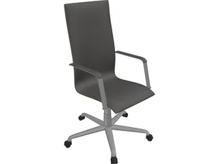 Office Chair 3D Model preview