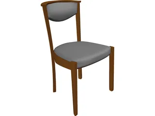 Chair Kitchen 3D Model preview