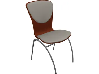 Chair Bended-Wood 3D Model preview