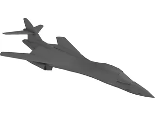 Rockwell B-1 Bomber 3D Model preview