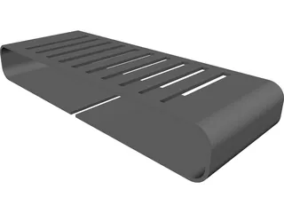 CD Rack 3D Model preview