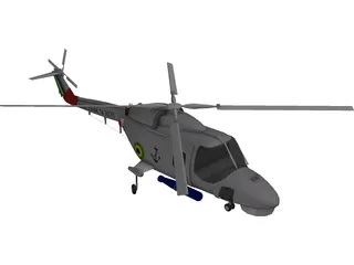 Westland Lynx 3D Model preview