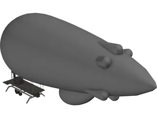 JLENS (Joint Land Attack Cruise Missile Defense System) 3D Model preview