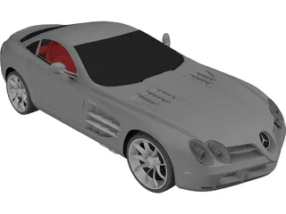 Mercedes-Benz SLR McLaren 3D Model preview