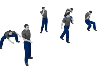 People Collection 3D Model preview