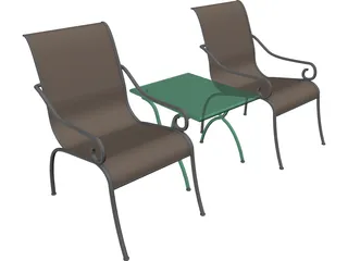 Chairs 3D Model preview