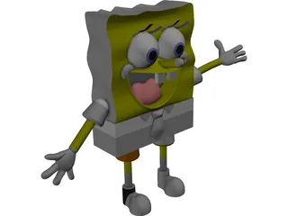 Sponge Bob 3D Model preview