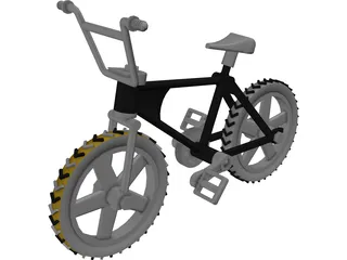 Kids Bike 3D Model preview