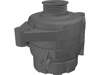 Alternator 3D Model preview