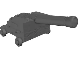 Cannon 3D Model preview