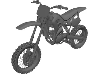 KTM Mini Bike 3D Model preview