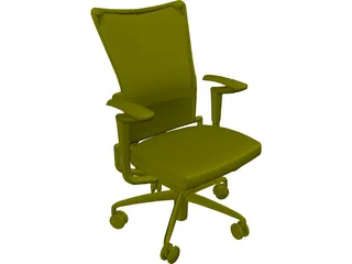 Allsteel Chair 1 3D Model preview