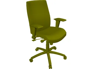 Allsteel Chair 2 3D Model preview