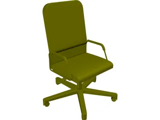 Allsteel Chair 4 3D Model preview