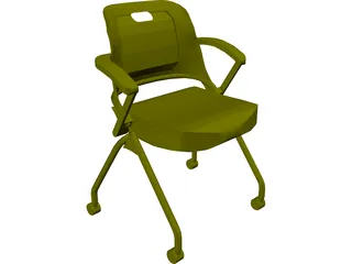 Allsteel Chair 5 3D Model preview