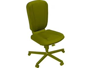 Allsteel Chair 6 3D Model preview