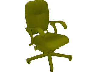 Allsteel Chair 8 3D Model preview
